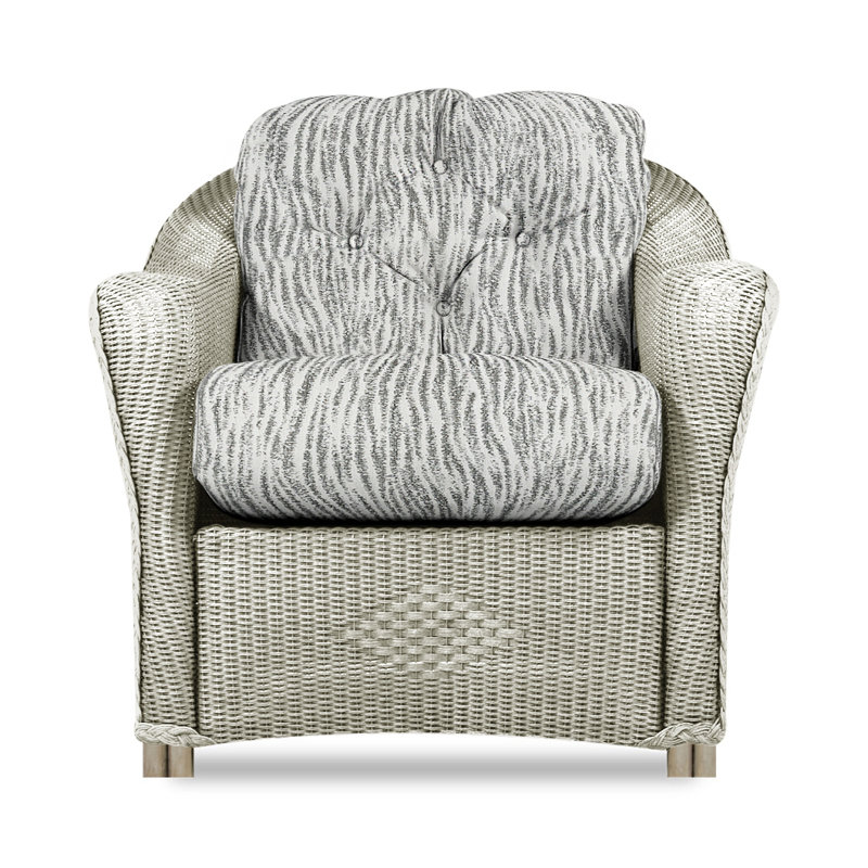Reflections Outdoor Lounge Chair, Canvas Natural Sunbrella® Canvas, Linen
