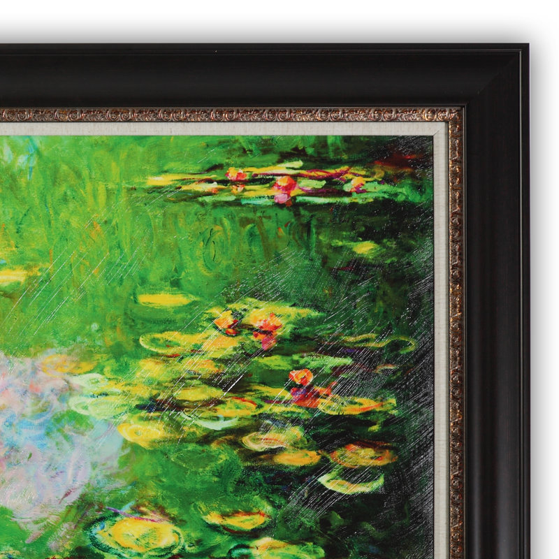 " Water Lilies " by Claude Monet, 32" H x 55" W x 1.5" D, Framed
