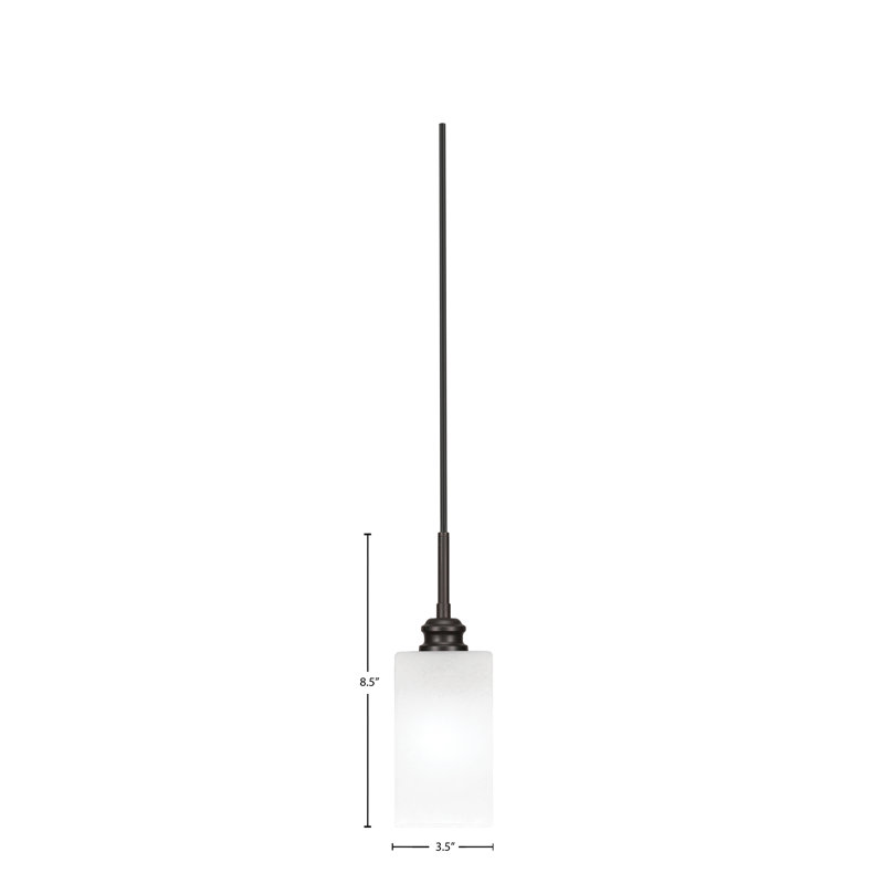 Mini-luminaire suspendu avec cordon Edge, Espresso