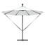 Umbrella with LED Strip Lights Polyester and Aluminium Outdoor Parasol-1633500823-1633500814