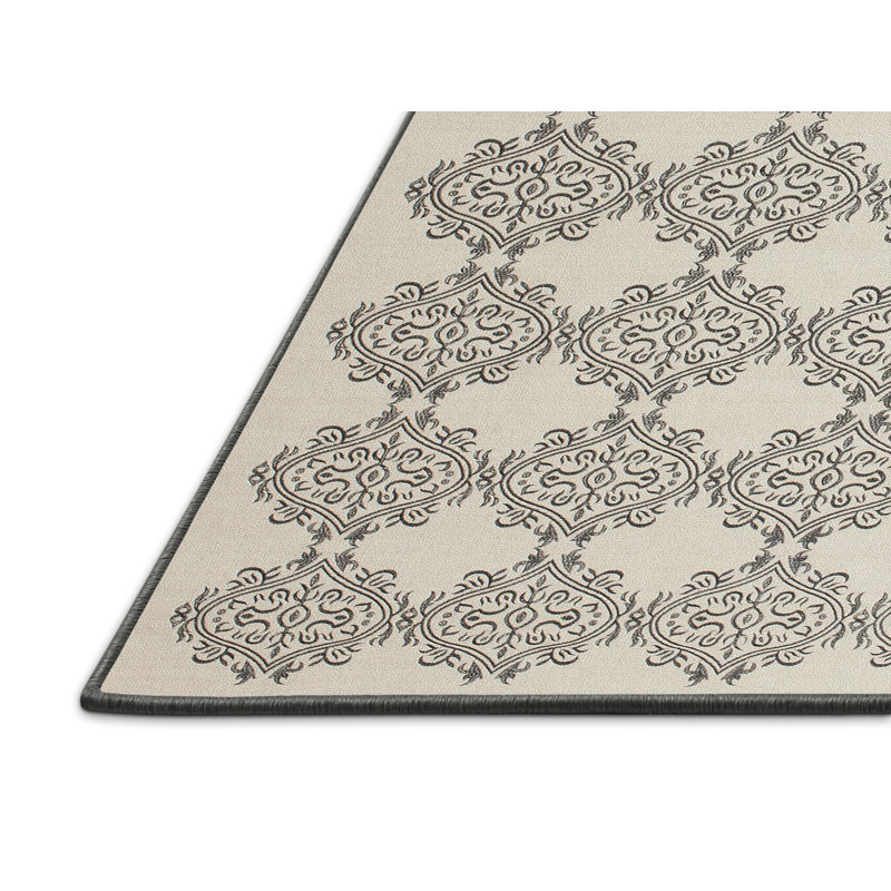 Tapis gris zone contemporaine, Rectangle 2 pi x 3 pi