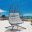 Balancelle double avec support Burhans-1275086311