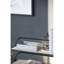 S / 3 plateaux gigognes décoratifs gris galvanisé