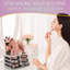 Organisateur de maquillage de comptoir, vitrine à cosmétiques, rangement de maquillage en acrylique pour coiffeuse, organisateur de maquillage transparent pour coiffeuse, porte-accessoires avec tiroirs
