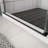 Matte Black Sliding Shower Door - 5/16" Tempered Glass, Good Leakage Function For Bathroom Low Maintenance