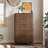 45" Fluted Design 5-drawers Dresser Organizer, Tall Chest Of Drawers-937482284