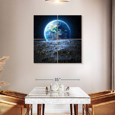 Oberle Earth From Moon