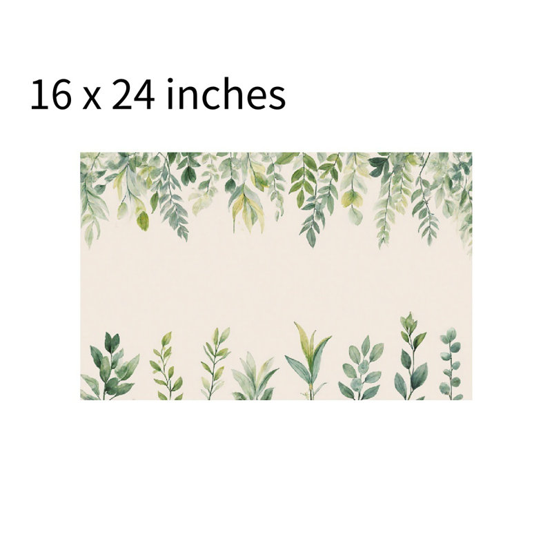 Tapis pour salle de bain Green Leaf