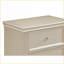 Table de chevet 2 tiroirs argent