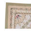 One-of-a-Kind High-Quality Hand-Knotted Area Rug in Tan/White/Pink/Green