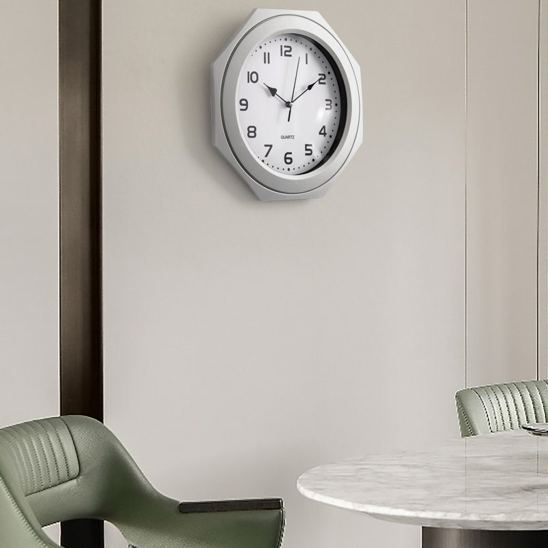 Clift Wall Clock, Silver