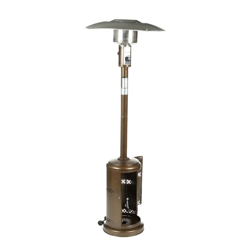 Bronze 40,000 BTU Propane Outdoor Patio Heater with Steel Body