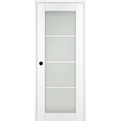 Palladio 4 Lite DIY-Friendly Manufactured Wood and Glass Single Prehung Interior Door