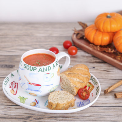 Bone China Soup Mug