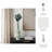 Decorative Modern Vase for Home Decor - Tall Vase with Sculptural Silhouette and Glazed Finish - Accent Table Vase for Shelf or Console Display - Elegant Flower Vase for Any Room - Green-1901903842