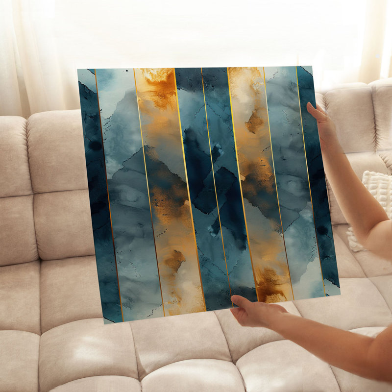 «Abstract Abstract Dreams IX», reproduction d'art moderne sans cadre, H 12 po x l 12 po