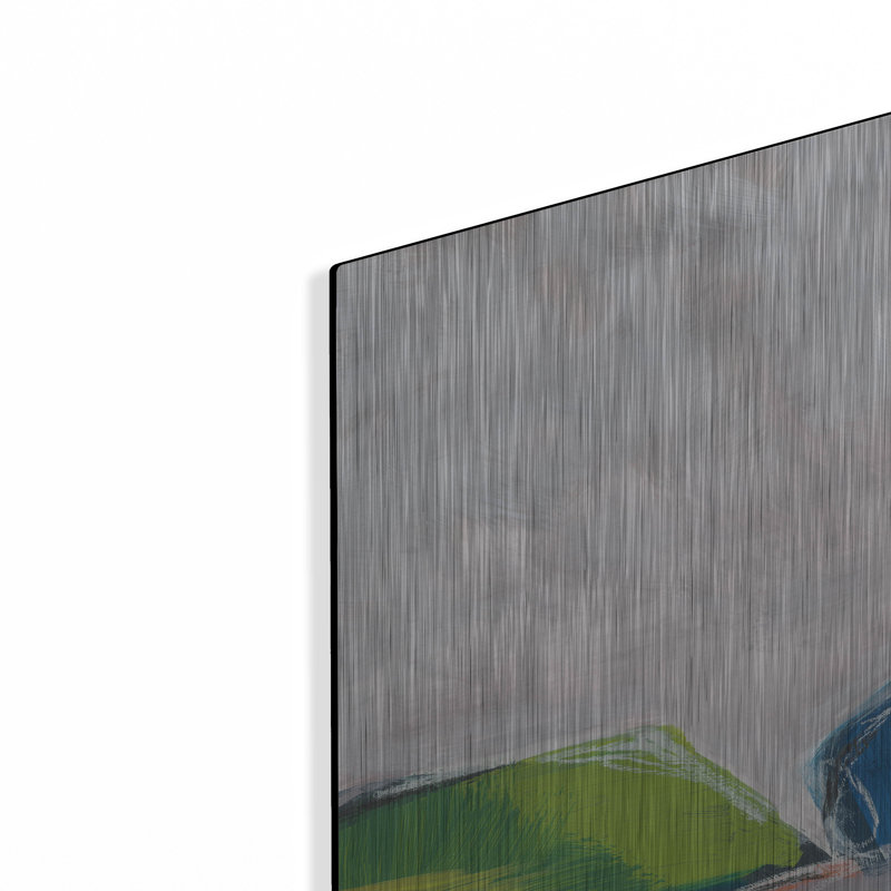 Art mural en métal «Paysage n ° 94» par Jan Weiss, Winston Porter, H 16 po x l 12 po