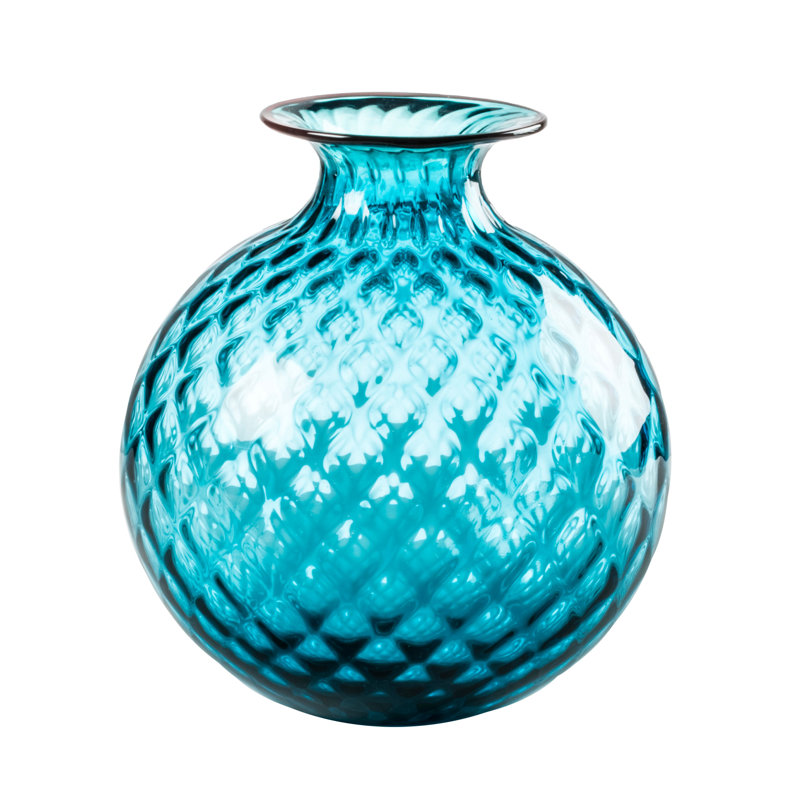 Venini Monofiore Balloton, 4.92" H x 4.33" W x 4.33" D, Horizon