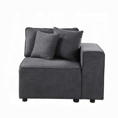 Fauteuil modulaire avec 2 coussins Silvester