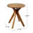 Aretin Round Outdoor Side Table,End Table,Small Coffee Table-353924036