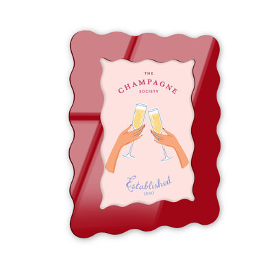 Shared Cheers Acrylic Wall Frame by NOTORIART