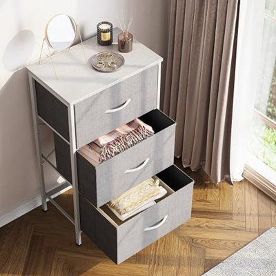Commode pour chambre à coucher avec table de chevet et commode pour petite commode