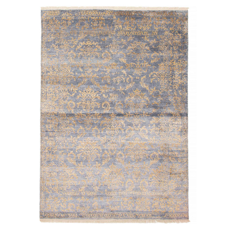 Tapis unique gris anthracite héritage 5 pi 3 po x 7 pi 8 po One Of A Kind