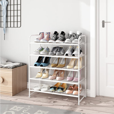 Simple Trending 15 Pair Stackable Shoe Rack