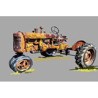 Tracteur d'époque rétro