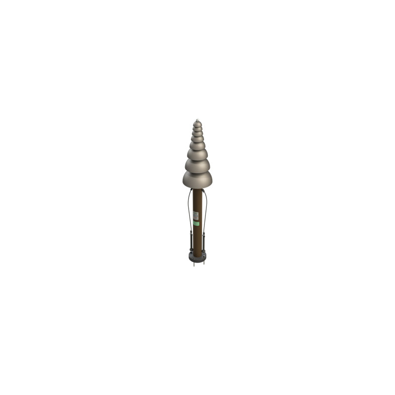Panneau de jeu de pagode bell, Surface de fixation
