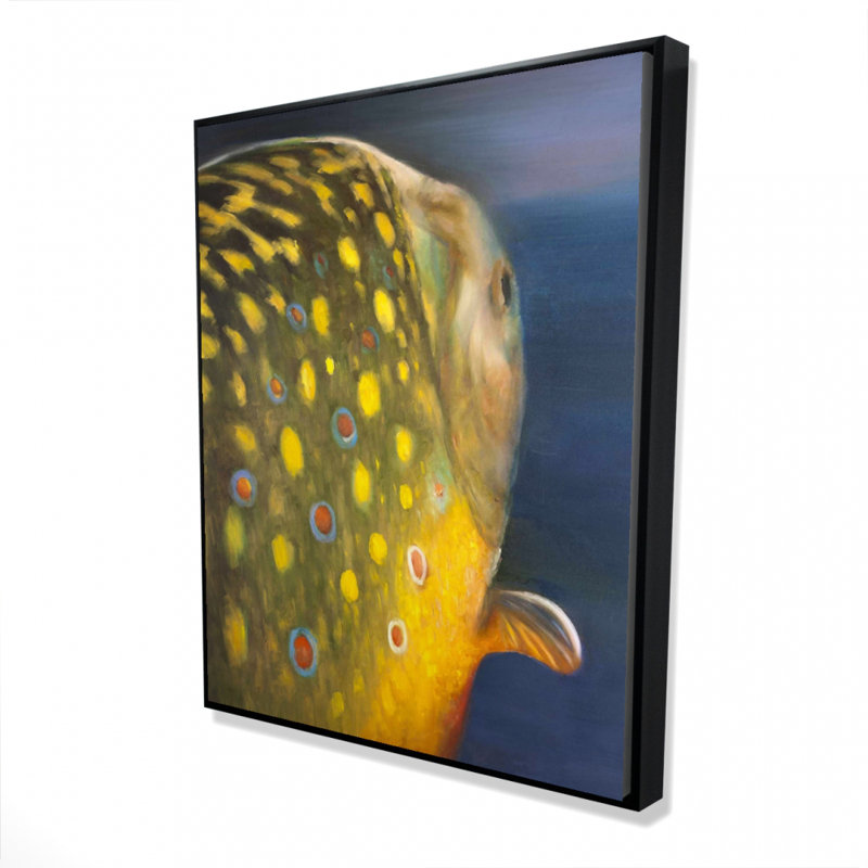 Golden Trout Fish Print On Canvas, 60" H x 48" W