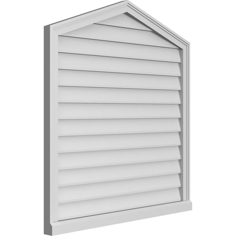 Ventilé à pignon non-fonctionnel Signature, H 40 po x l 38 po x P 2 po