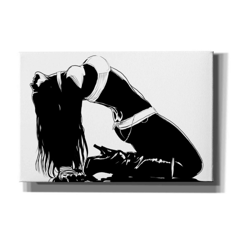 «Striking A Pose II» sur toile par Giuseppe Cristiano, L 18 po x H 12 po