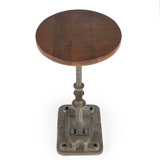 Ellis Adjustable Pedestal Side table