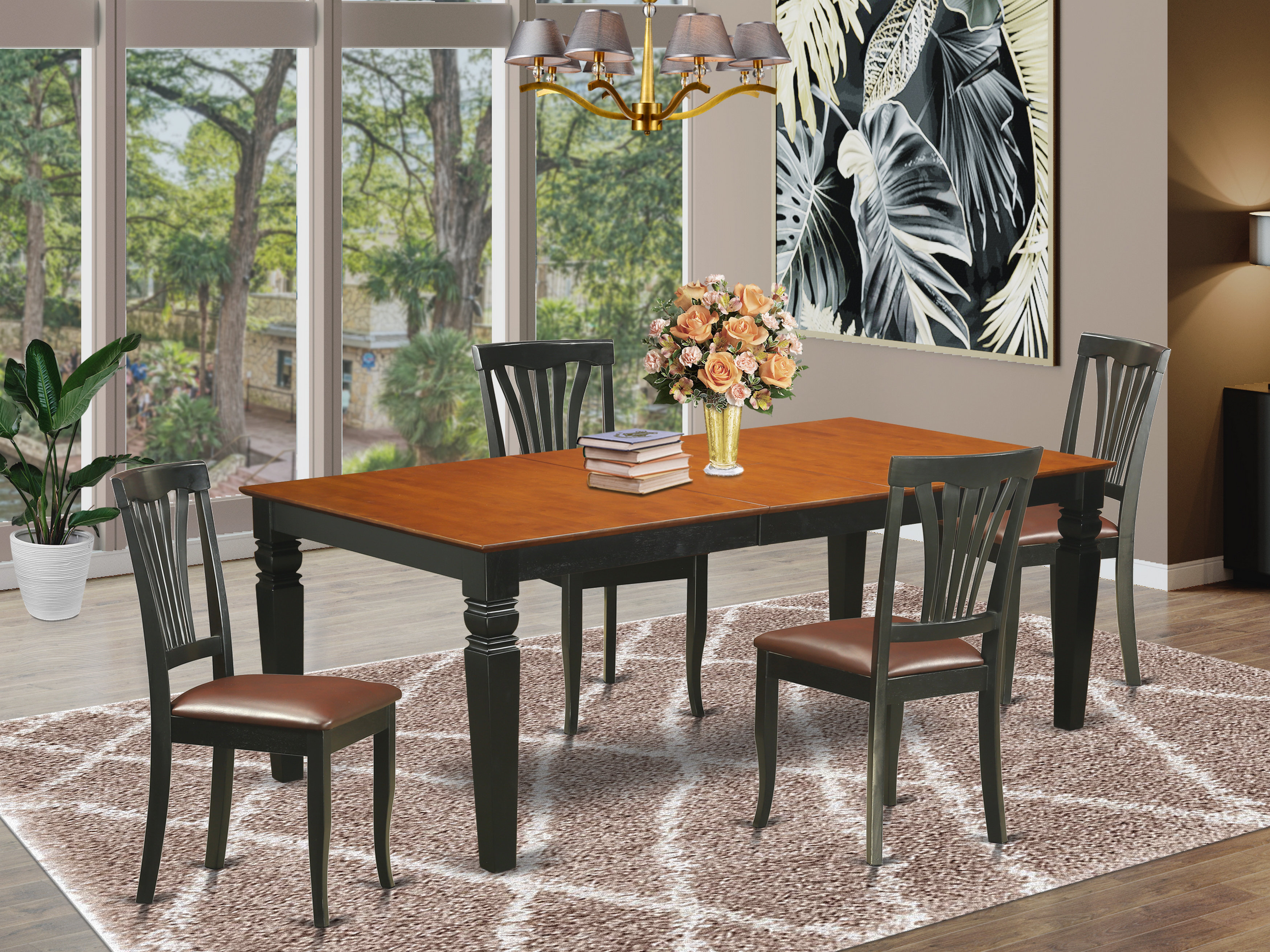 Darby Home Co Beesley Extendable Solid Wood Dining Set | Wayfair