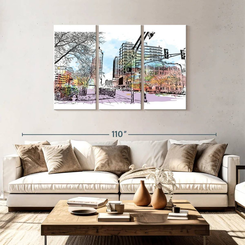 Rorry Fort Wayne Traffic Lights, 48" H x 74" W