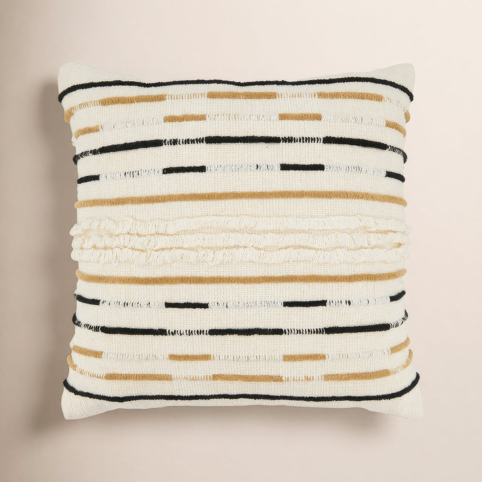 Vera Collection Cotton Throw Pillow, Polyester/Polyfill