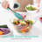 U-Taste 600ºF Heat-Resistant Silicone Kitchen Tongs: 7+9+12 Inch Heat Resistant Cooking Tong Set-75903807