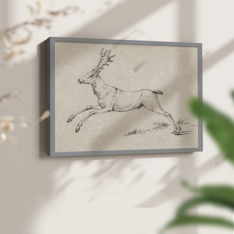 Croquis rétro - LX III - Reproduction encadrée - Restickable, H 16 po x l 20 po, Gris