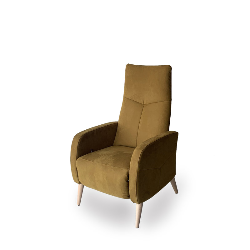 Anelisse 75cm Wide Rocker Standard Recliner, Yellow
