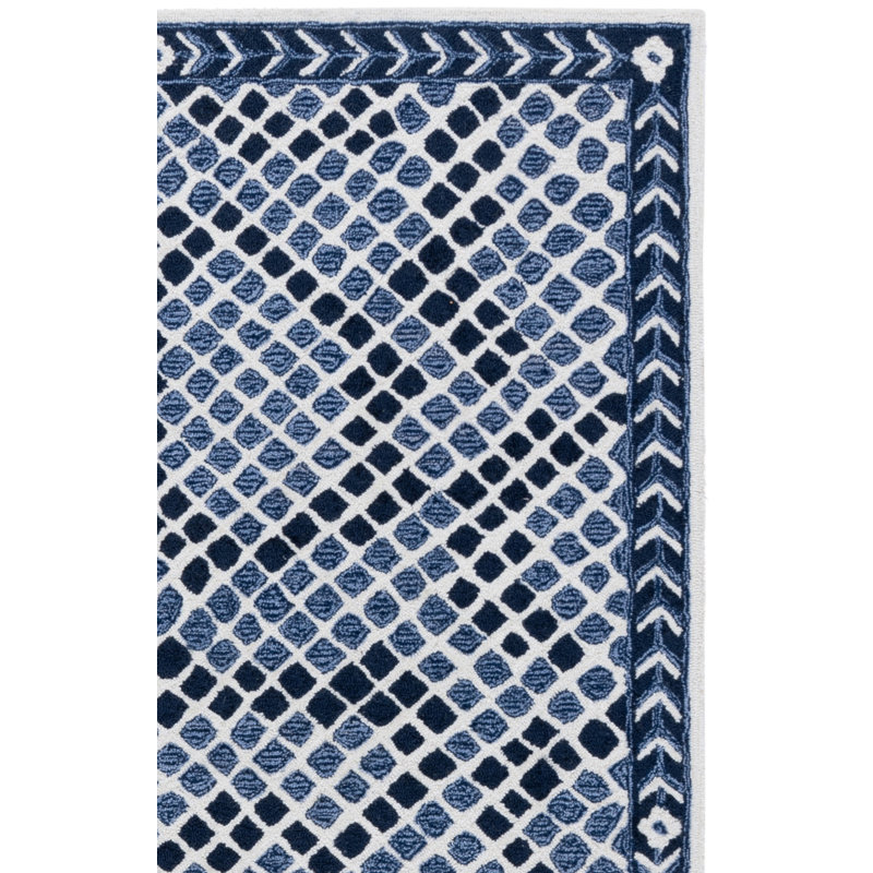 Metro 758 Hand Tufted Performance Geometric Rug, Runner 2'3" x 8'