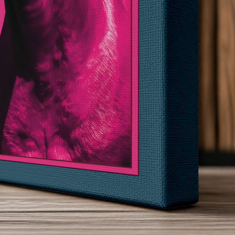 Print, 36x24 - 91.4 x 61.0 cm, Teal Border
