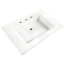Ensemble de meuble-lavabo simple 30 po avec comptoir à surface solide Cavinder-470690693