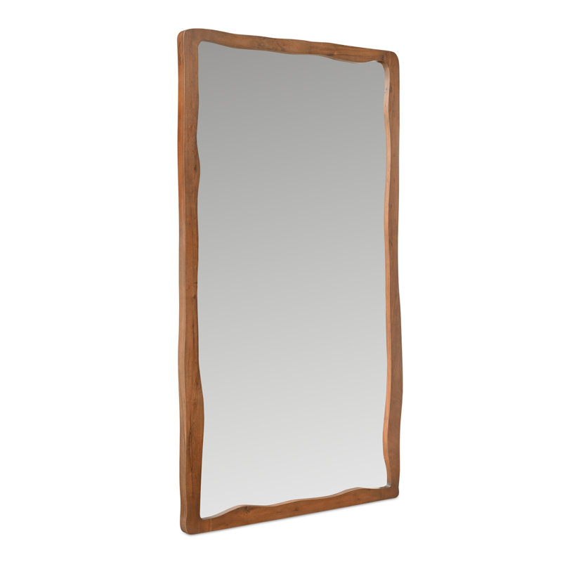 Grand miroir Ellis brun