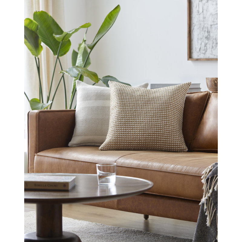Colchester Reversible Throw Pillow, 18"H x 18"W, Down Blend