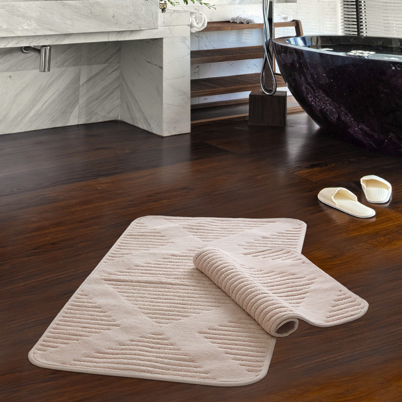 Ensemble de tapis de bain (2 pièces), Vison, L 27,2 po x l 39,4 po