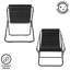 Chaise longue pliante en cuir Vegan-1219142271
