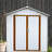 7 ft. 0.5 in. W x 4 ft. 2 in. D Steel Storage Shed