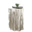 Table de bout d'appoint en tronc d'arbre, table de patio en faux bois, tabouret de jardin-74516963