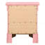 Charmante table de chevet traditionnelle rose-864174058